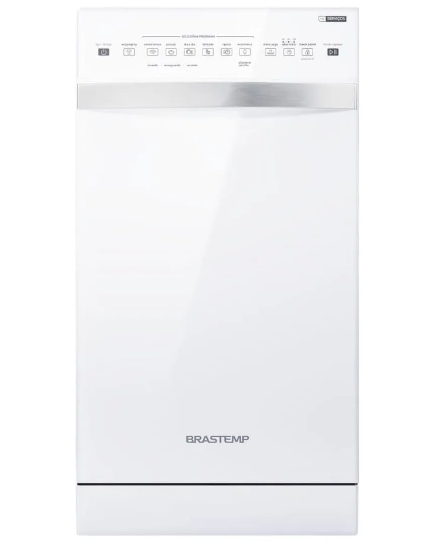 Lava-Louças 10 Serviços Brastemp Branca com Ciclo Pesado - BLF10BB