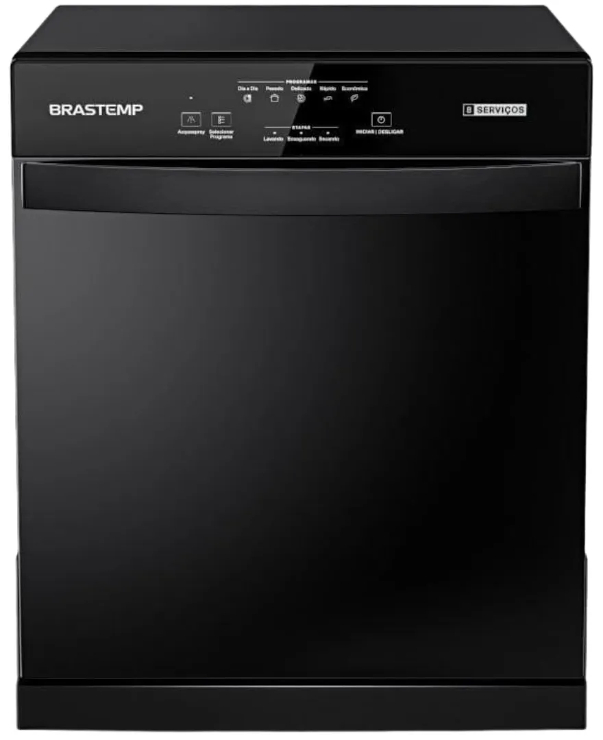 Lava Louças Brastemp 8 Serviços Preta - BLF08AE 220v