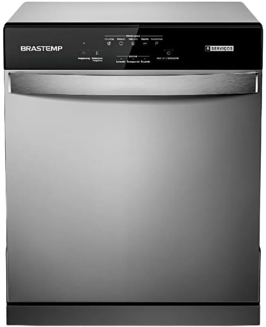 Lava Louças 8 Serviços Brastemp Cinza - BLF08BS