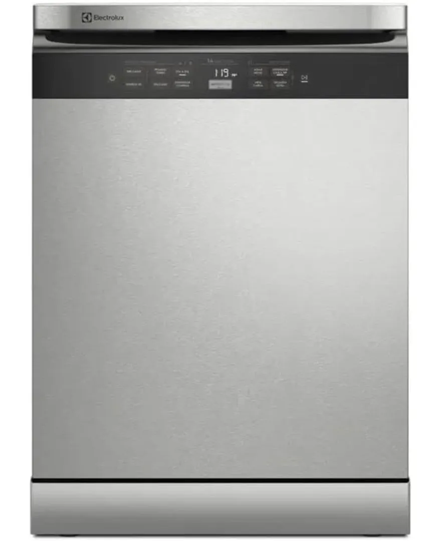 Lava-Louças Electrolux 14 Serviços Inox com Função Higienizar Compras (LL14X) - 220V
