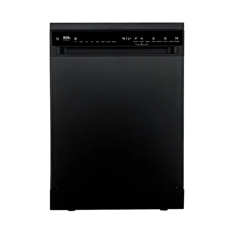 Lava-louças EOS Premium ELL142P em acabamento preto com painel digital touch