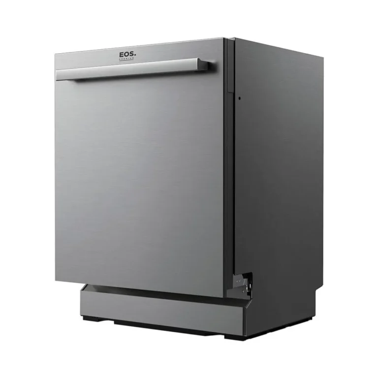 Lava-louças EOS 15 Serviços ELL15I em inox com visual moderno e formato de embutir.