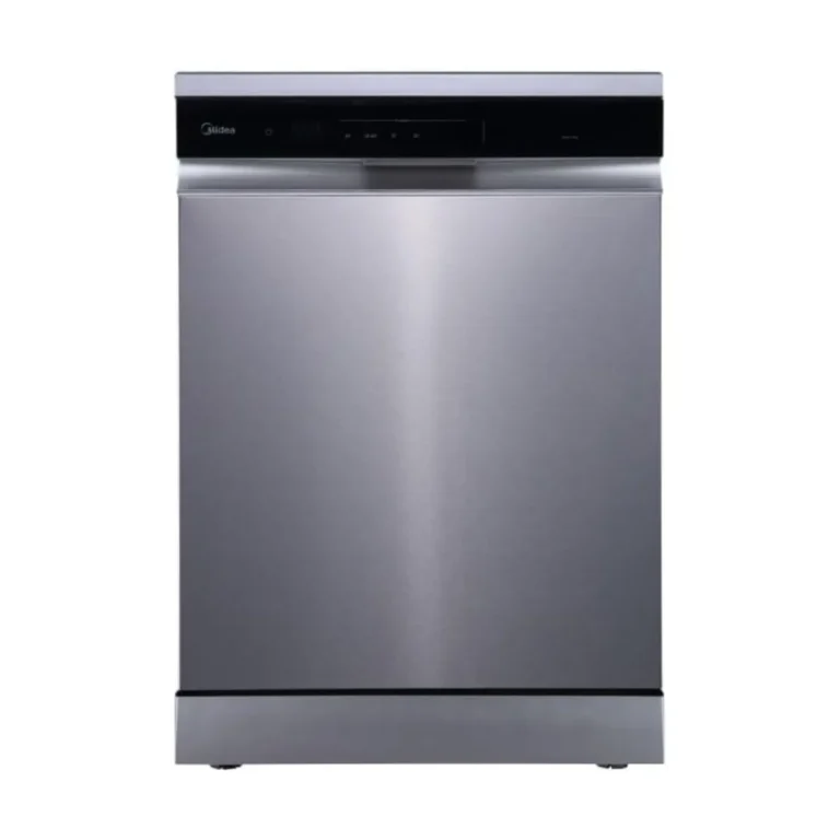 lava-louças Midea 14 serviços inox vista frontal com painel digital
