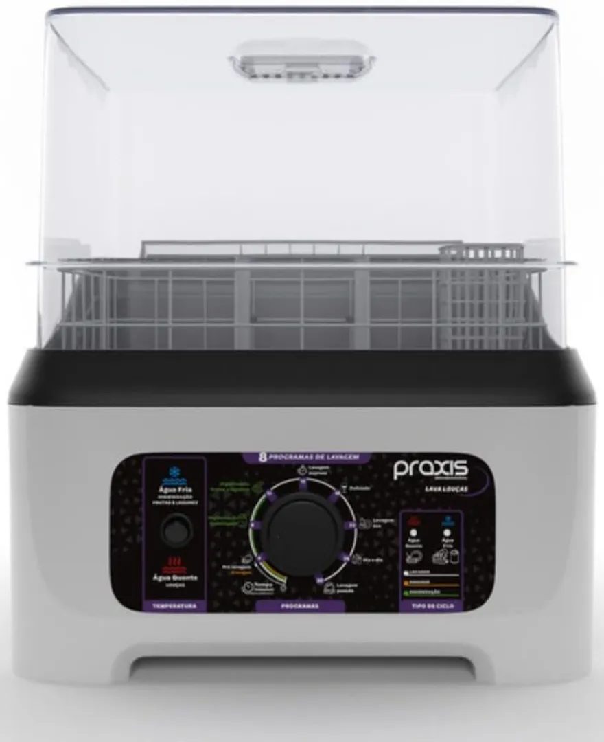 Lava Louças Praxis Portátil LLPP Semi-Automática 127V Branca