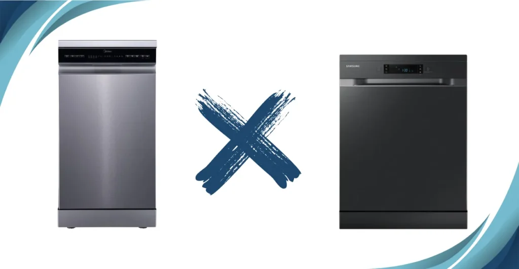 Comparativo entre lava-louças Midea e Samsung de 14 serviços – diferença de desempenho e recursos